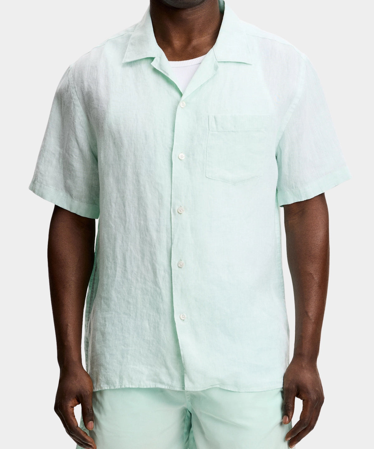 Elio Linen Shirt - Bay - Hugo Sthlm