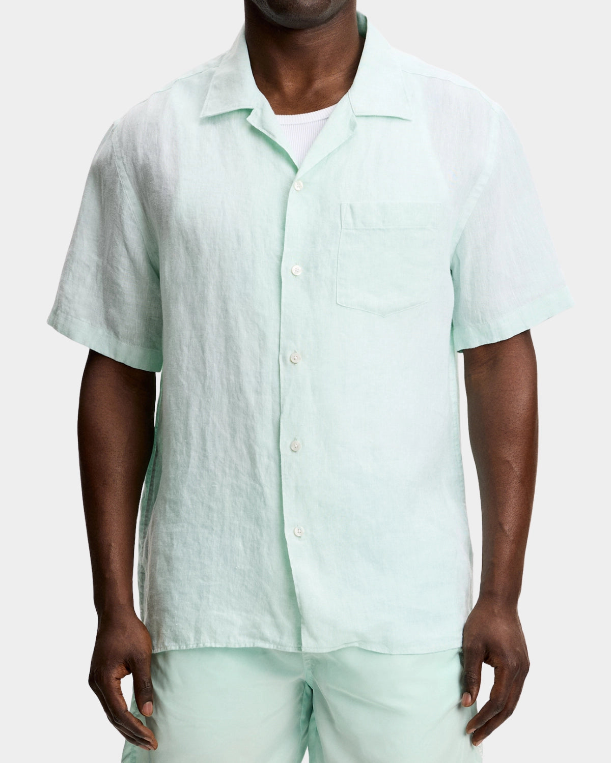 Elio Linen Shirt - Bay - Hugo Sthlm