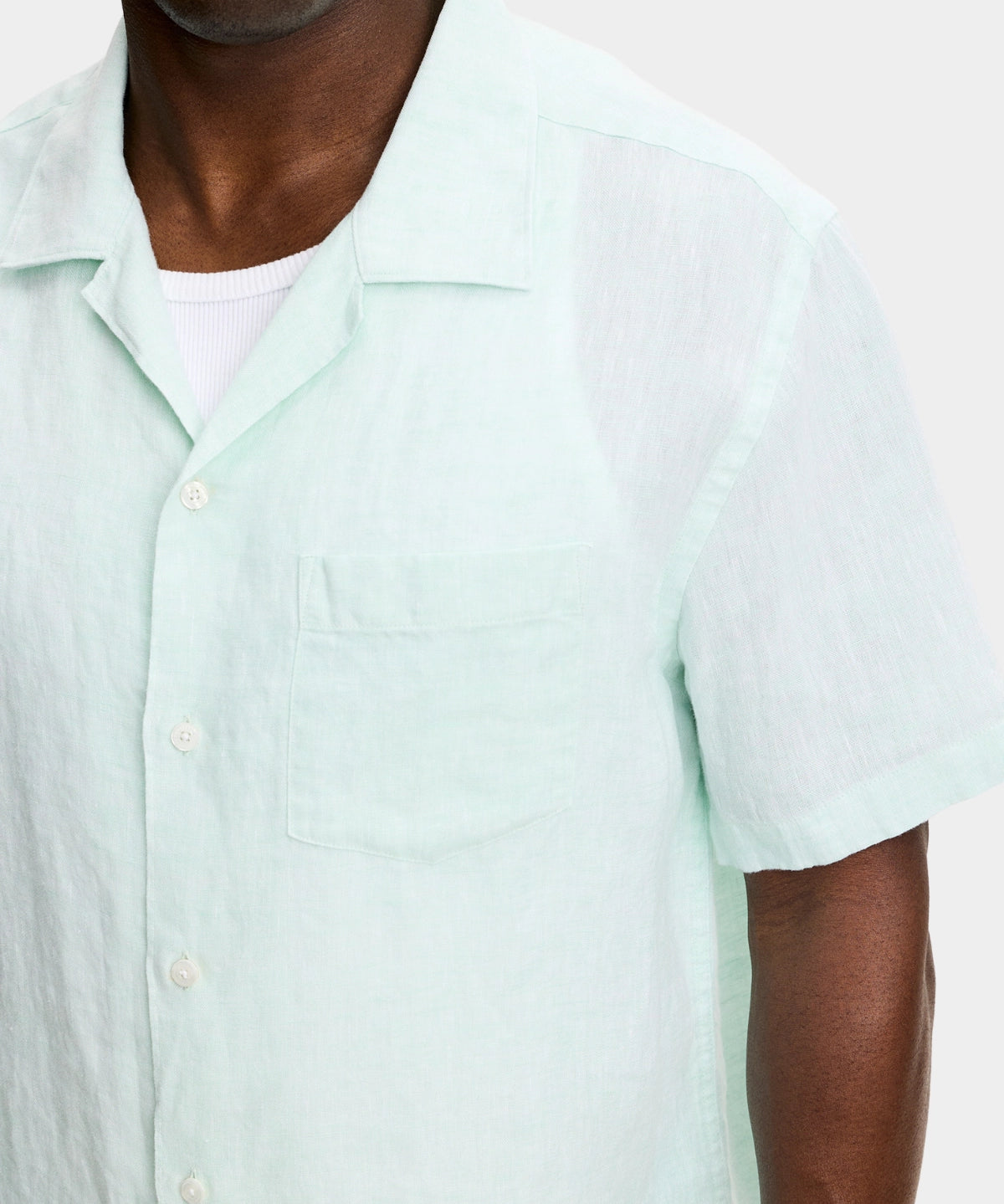Elio Linen Shirt - Bay - Hugo Sthlm