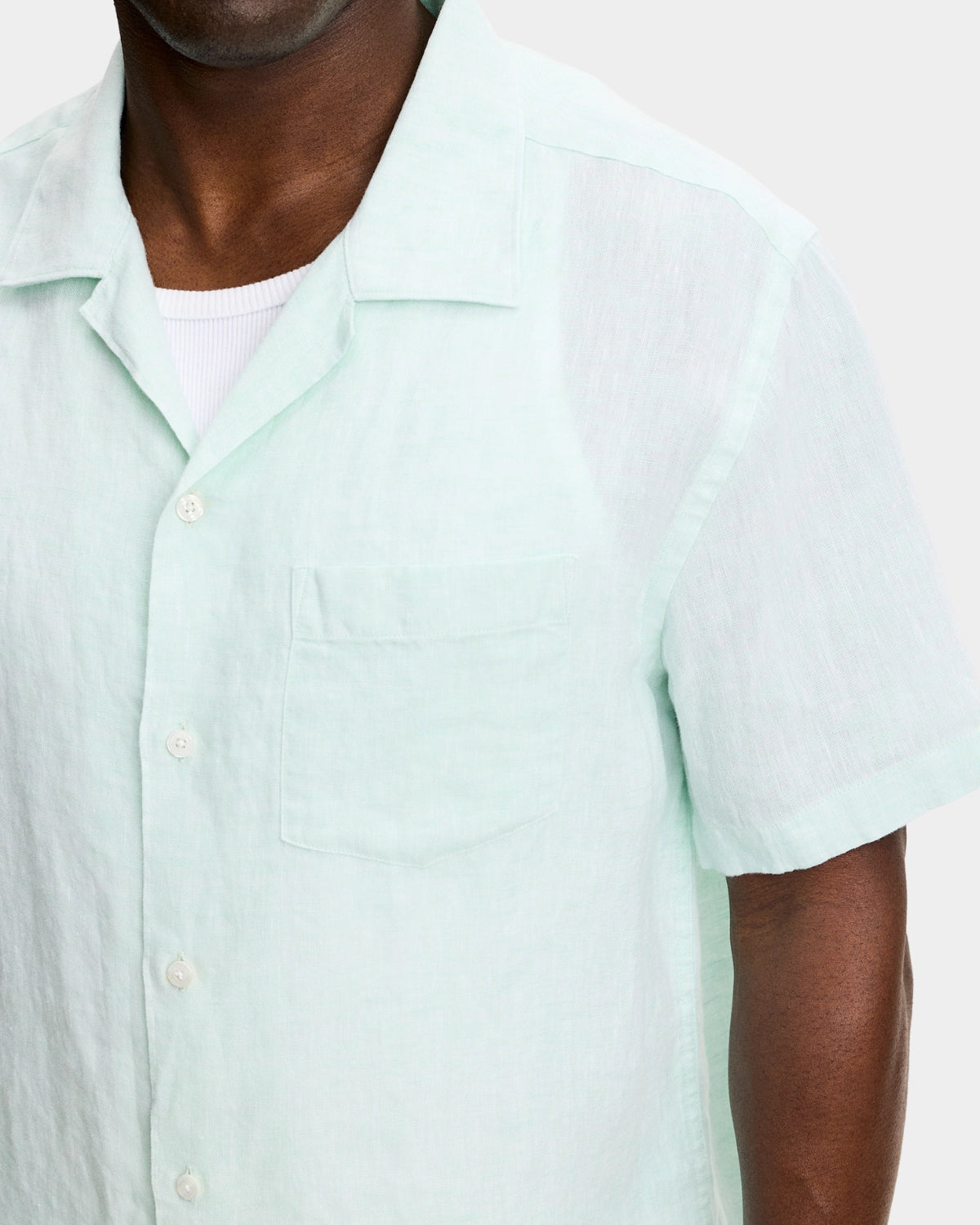Elio Linen Shirt - Bay - Hugo Sthlm
