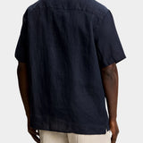 Elio Linen Shirt - JL Navy - Hugo Sthlm