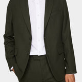 Elton U Active Hopsack Blazer - Forest Green - Hugo Sthlm