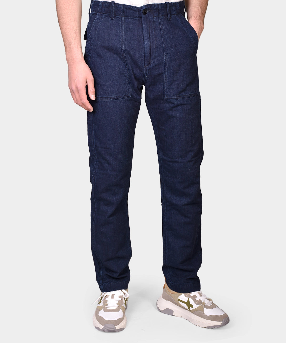 Fatigue Pant kuroki Indigo - Enzyme - Hugo Sthlm