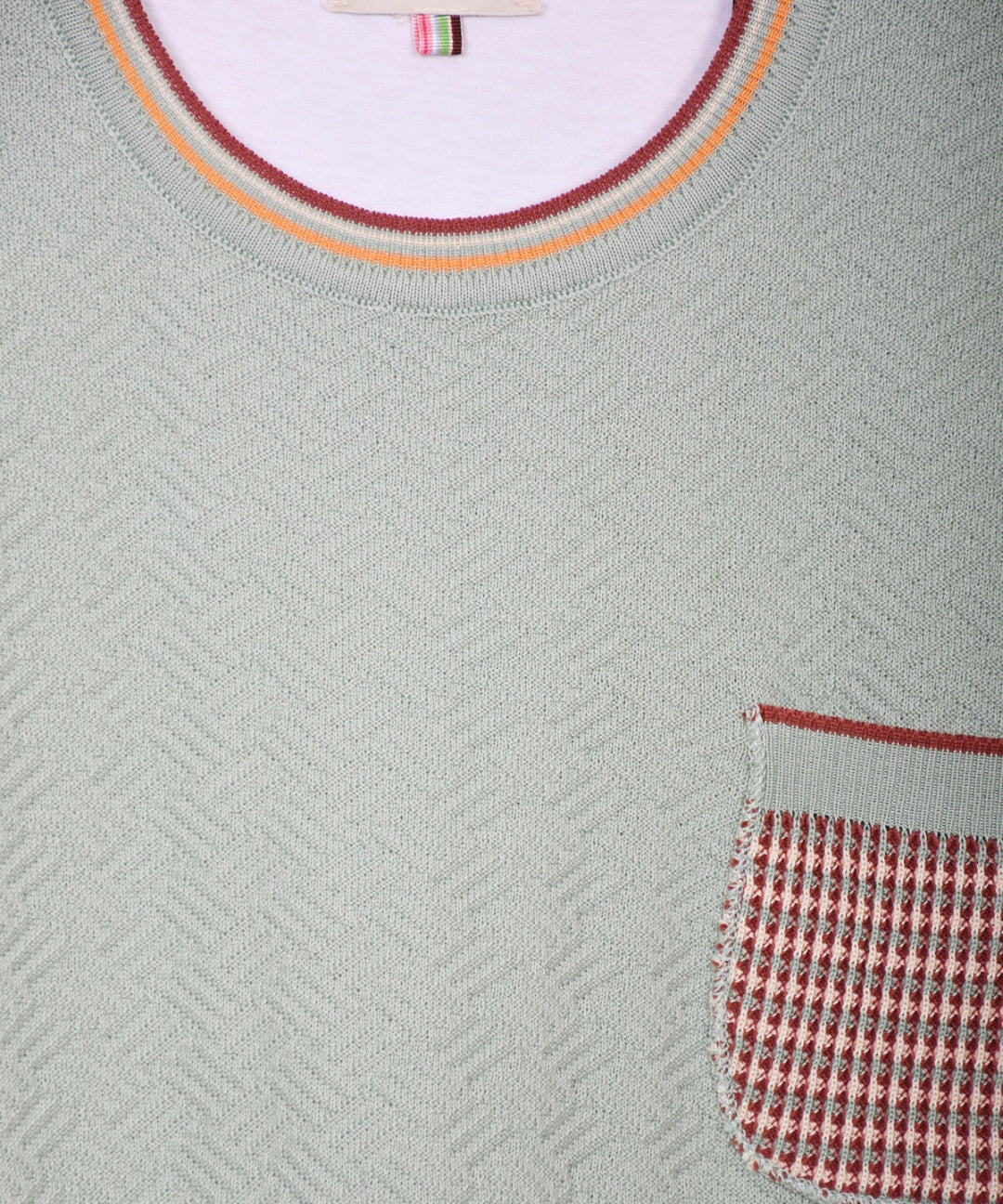 Girocollo Corta Con Taschino - Laguna - Hugo Sthlm