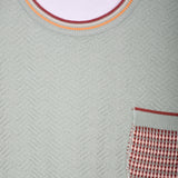 Girocollo Corta Con Taschino - Laguna - Hugo Sthlm