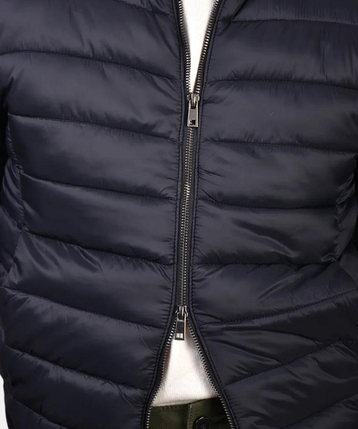 Hoodie Zip Wool/Nylon - Navy - Hugo Sthlm