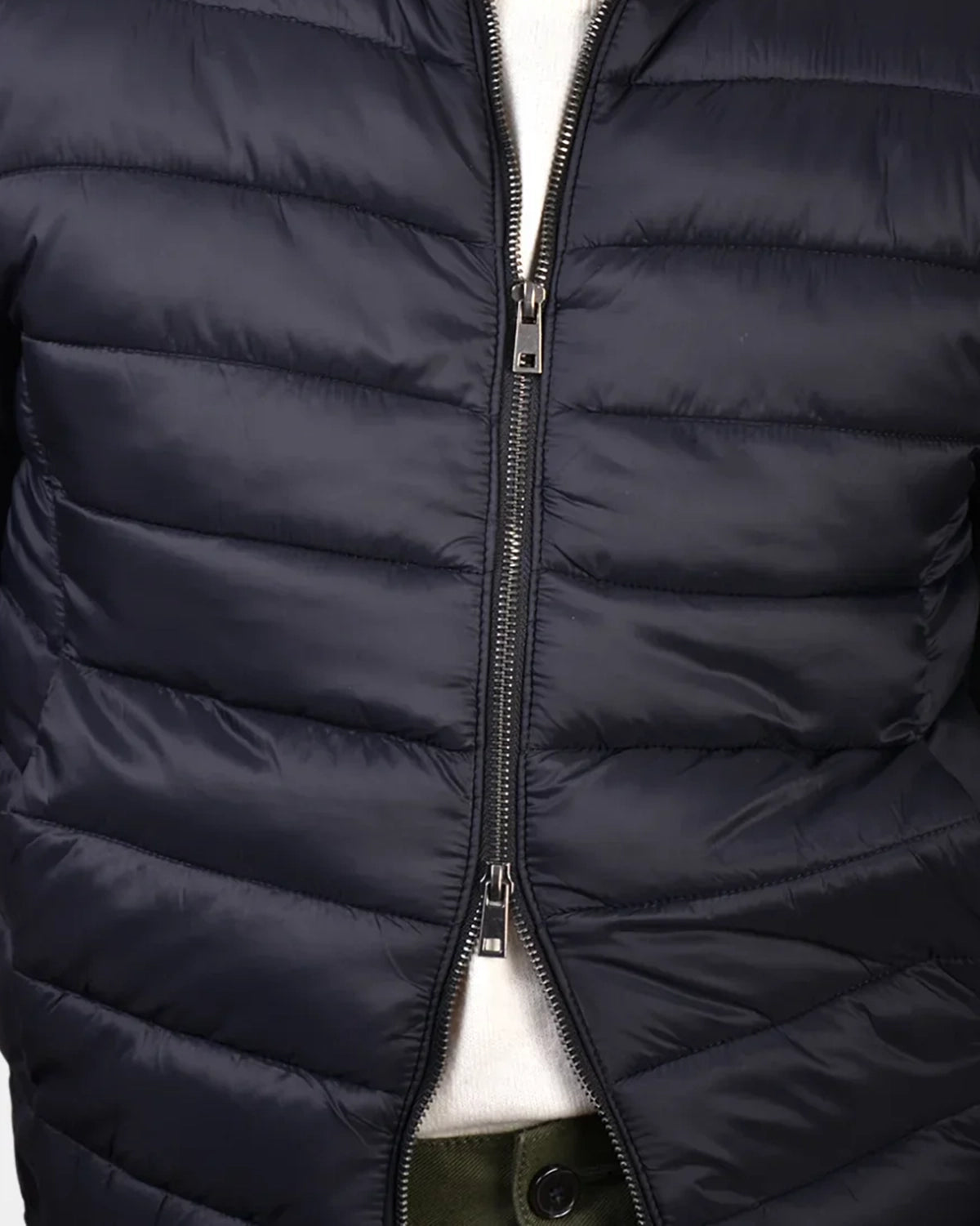 Hoodie Zip Wool/Nylon - Navy - Hugo Sthlm