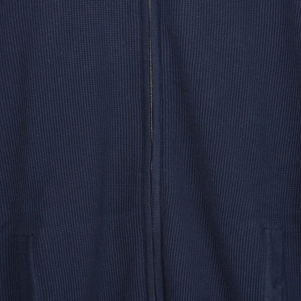 Knitted Fullzip Jacket - Navy - Hugo Sthlm