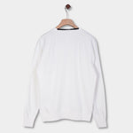 Light Fleece Crew Neck Sweatshirt - White - Hugo Sthlm