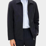 Light Zipped Shirt Jacket - Navy - Hugo Sthlm
