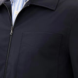 Light Zipped Shirt Jacket - Navy - Hugo Sthlm