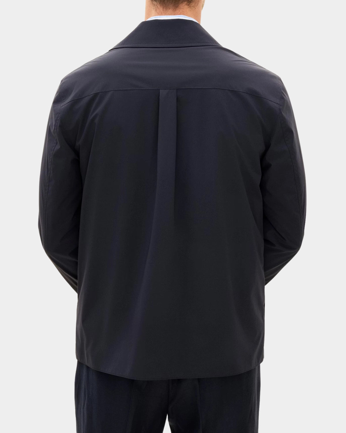 Light Zipped Shirt Jacket - Navy - Hugo Sthlm