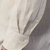 Yarn Dyed Linen Shirt - Sand - Hugo Sthlm