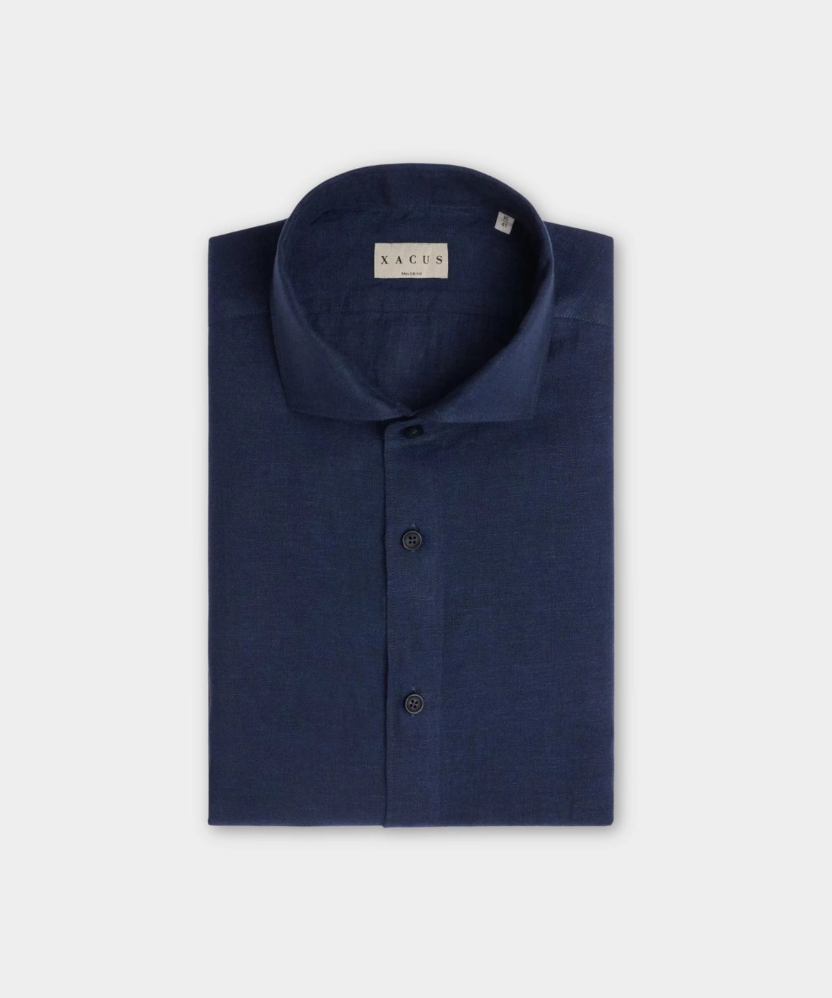 Yarn Dyed Linen Shirt - Navy - Hugo Sthlm