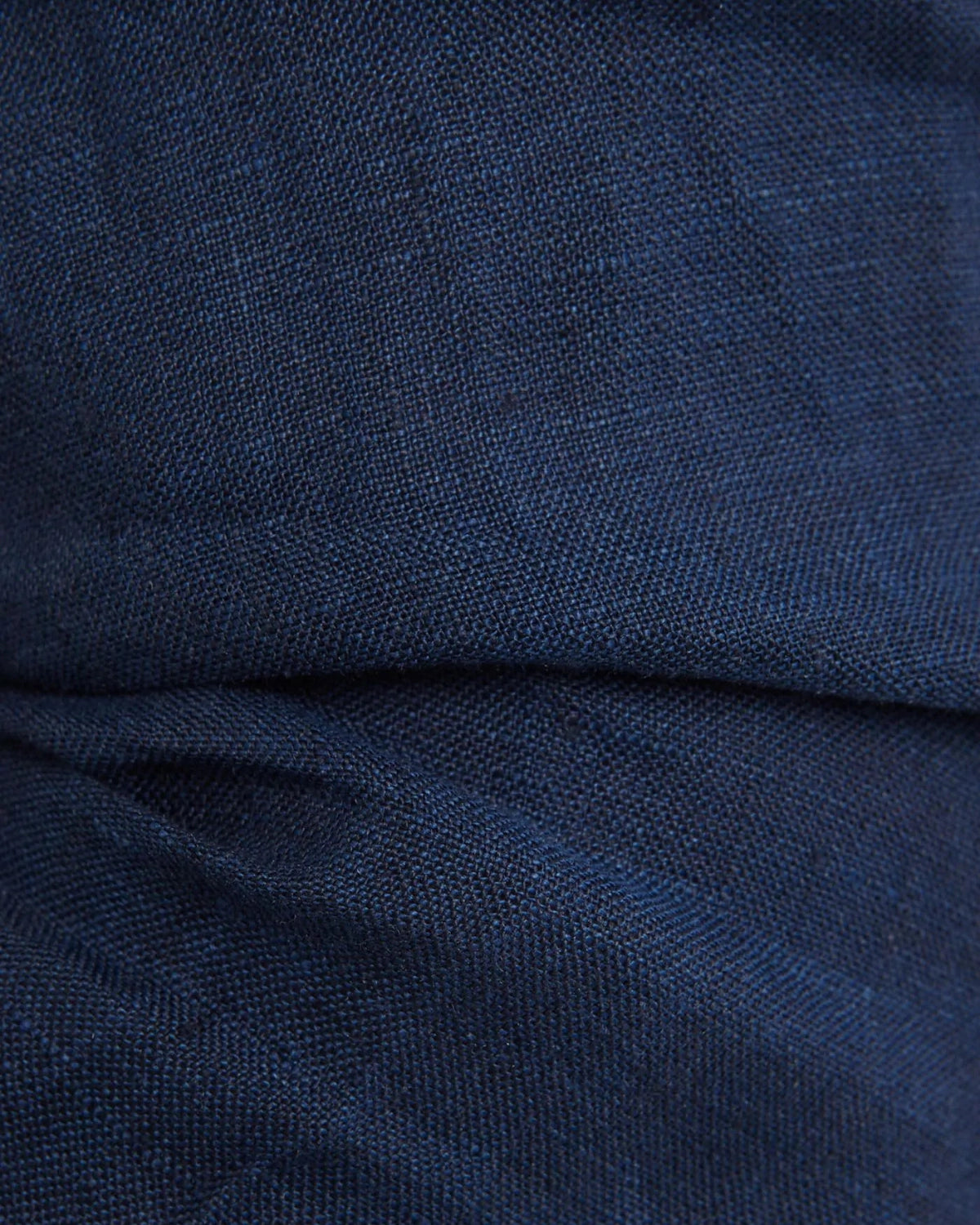 Yarn Dyed Linen Shirt - Navy - Hugo Sthlm