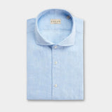 Yarn Dyed Linen Shirt - Lt Blue - Hugo Sthlm