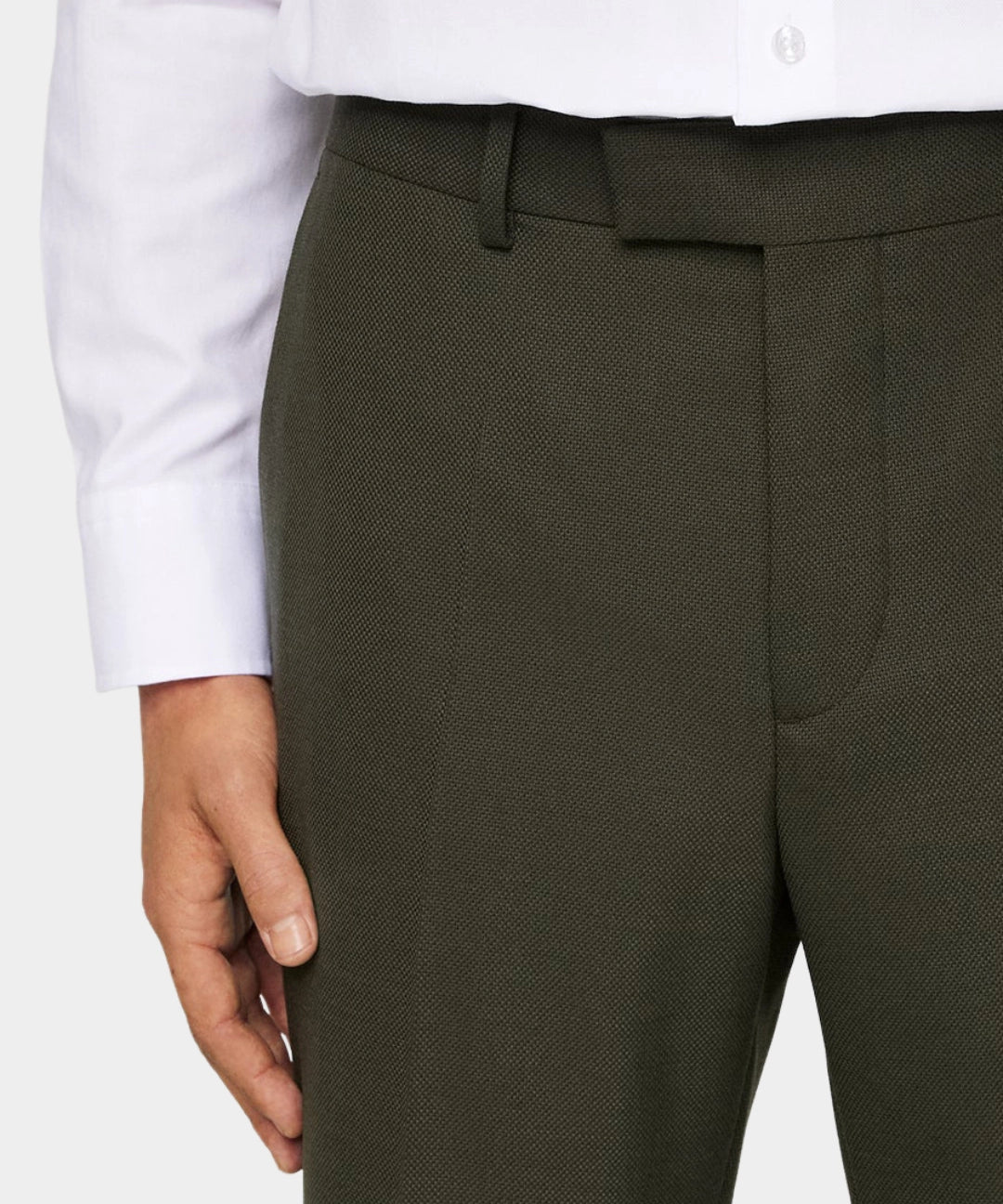 Lois Active Hopsack Pants - Forest Green - Hugo Sthlm