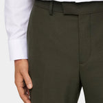 Lois Active Hopsack Pants - Forest Green - Hugo Sthlm