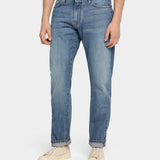 M5 Relaxed Tapered 11oz LT denim Indigo - AUTH AGED - Hugo Sthlm