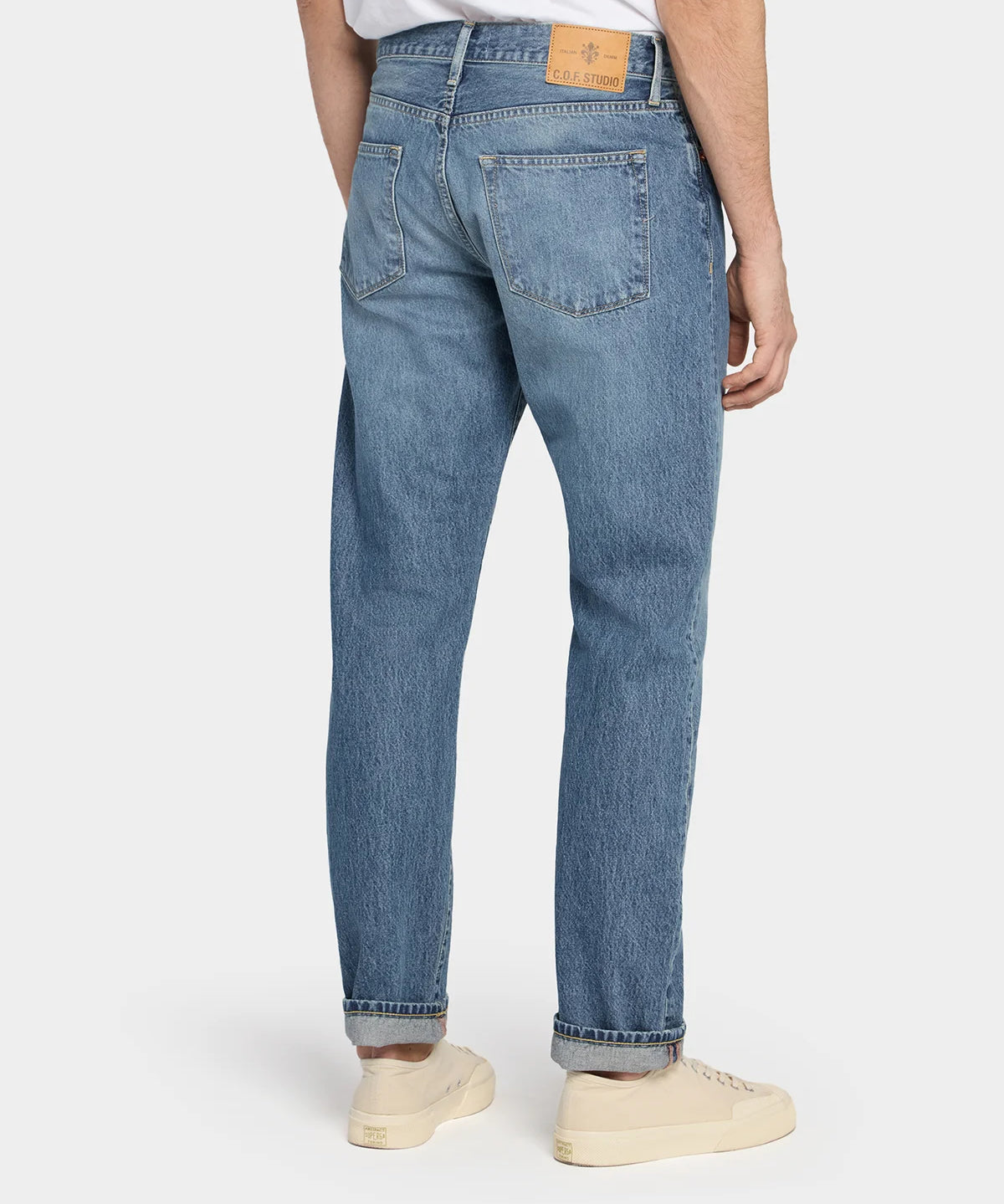 M5 Relaxed Tapered 11oz LT denim Indigo - AUTH AGED - Hugo Sthlm