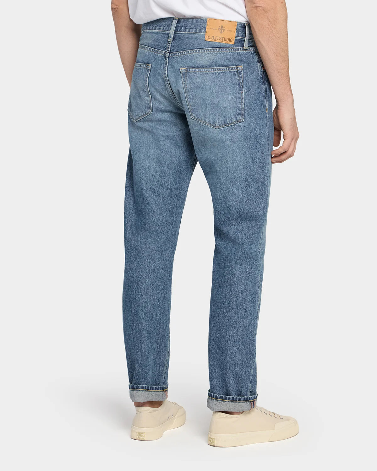 M5 Relaxed Tapered 11oz LT denim Indigo - AUTH AGED - Hugo Sthlm