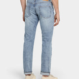 M5 Relaxed Tapered 11oz LT Denim Indigo - Worn Down - Hugo Sthlm