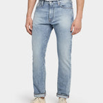 M5 Relaxed Tapered 11oz LT Denim Indigo - Worn Down - Hugo Sthlm