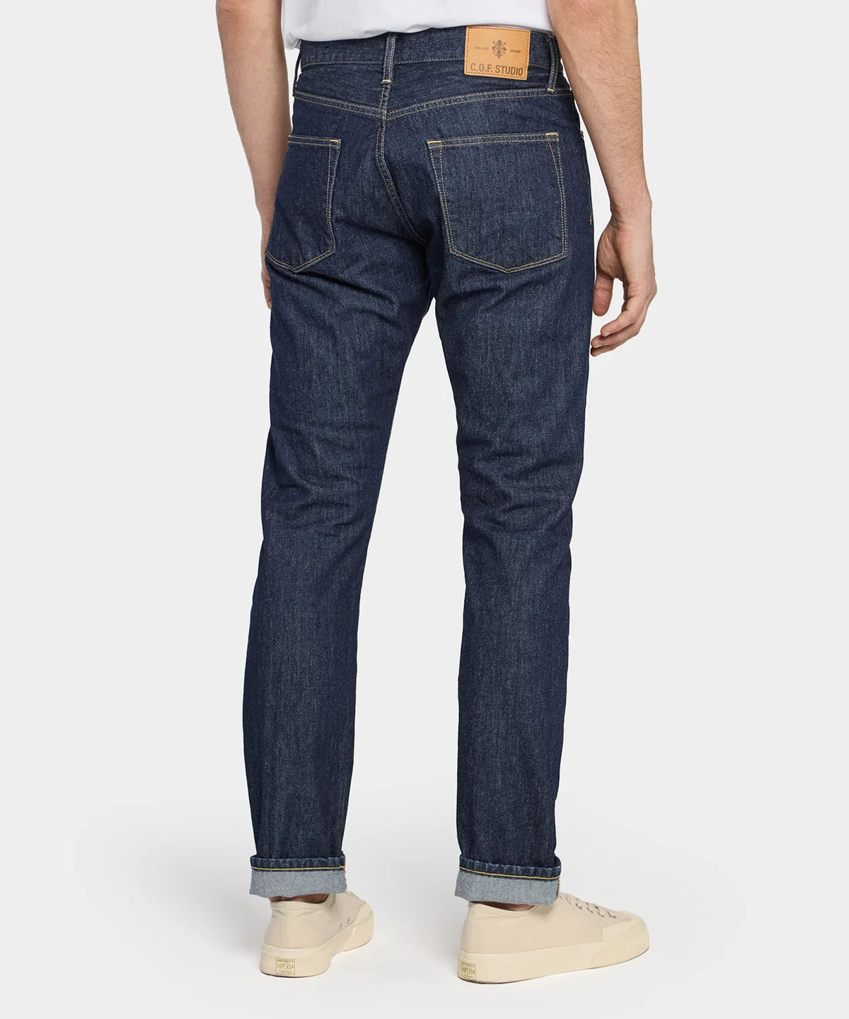 M5 Relaxed Tapered 11oz LT denim Indigo - Rinsed - Hugo Sthlm