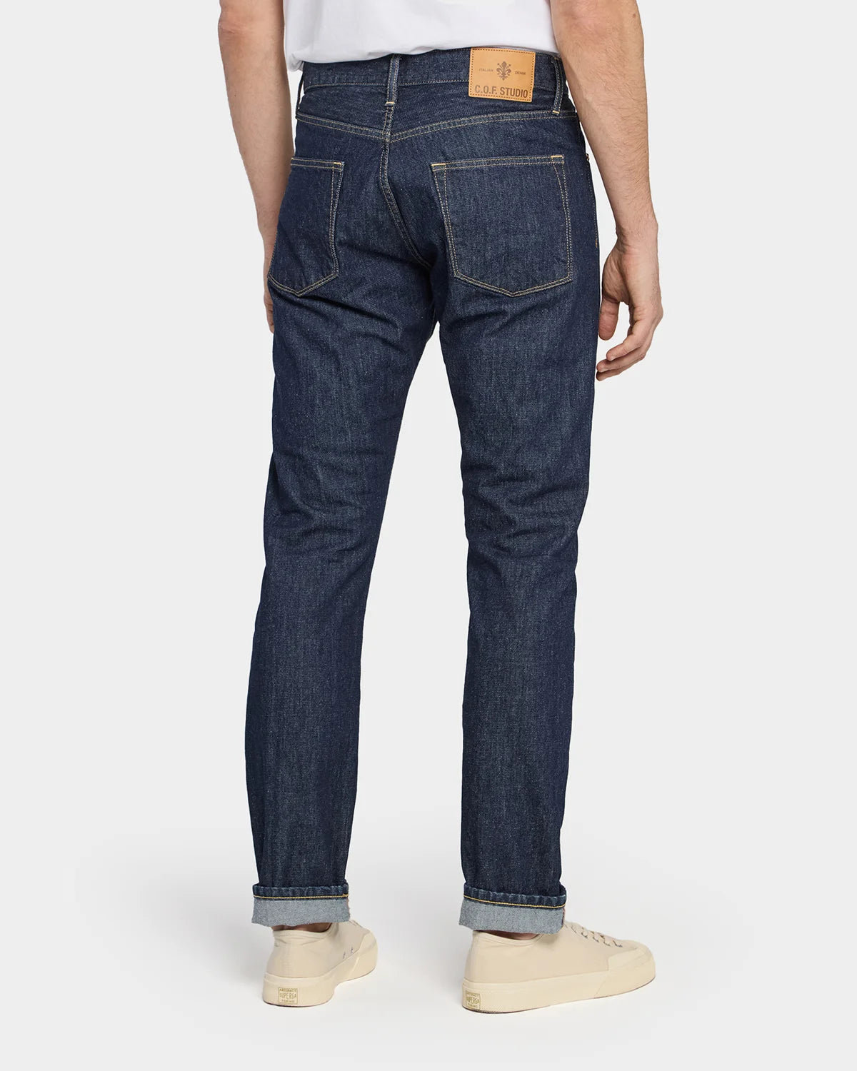 M5 Relaxed Tapered 11oz LT denim Indigo - Rinsed - Hugo Sthlm