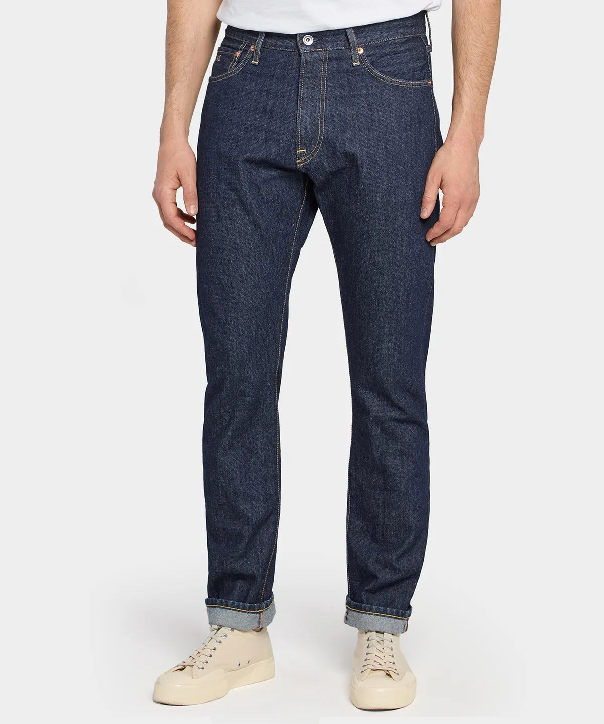 M5 Relaxed Tapered 11oz LT denim Indigo - Rinsed - Hugo Sthlm