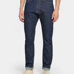 M5 Relaxed Tapered 11oz LT denim Indigo - Rinsed - Hugo Sthlm