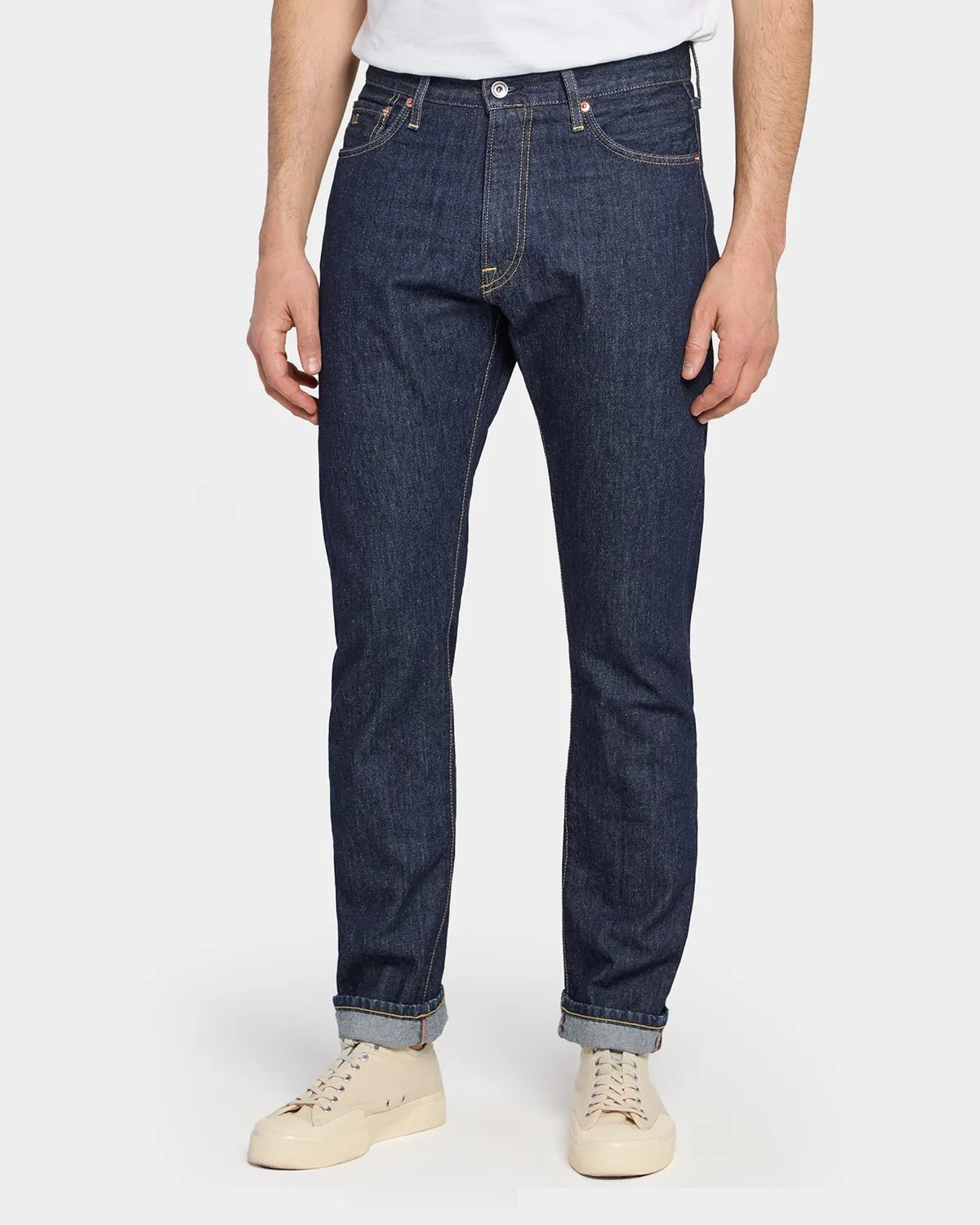 M5 Relaxed Tapered 11oz LT denim Indigo - Rinsed - Hugo Sthlm