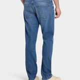 M7 Tapered Comfort Organic Indigo - Washed Blue - Hugo Sthlm