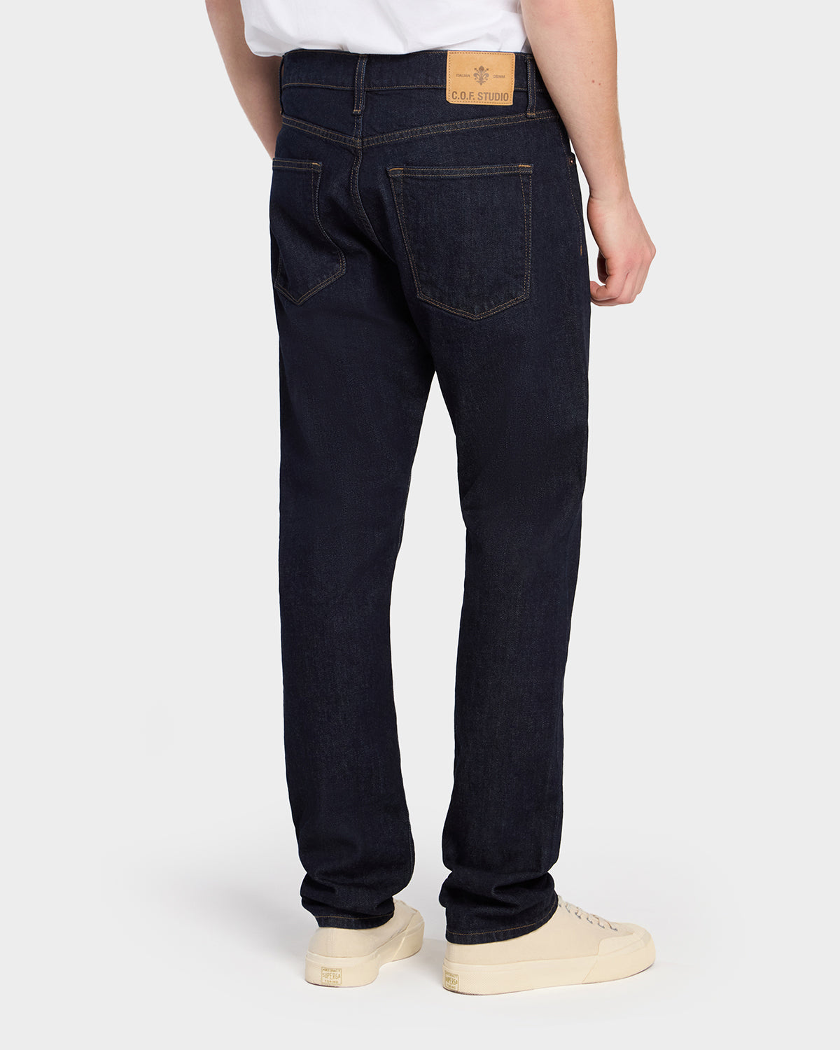 M7 Tapered Comfort Organic Indigo - Rinsed - Hugo Sthlm