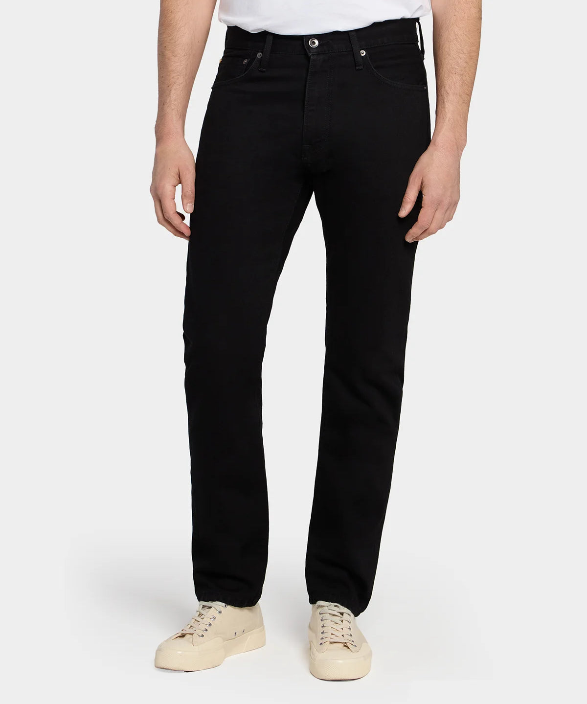 M8 Straight Comfort Organic Blk BLk - Rinsed - Hugo Sthlm