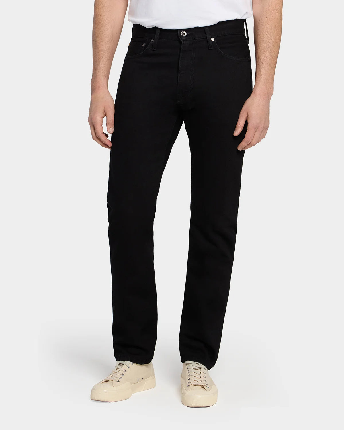 M8 Straight Comfort Organic Blk BLk - Rinsed - Hugo Sthlm