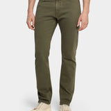 M8 Straight Comfort Organic Ecru - Olive - Hugo Sthlm