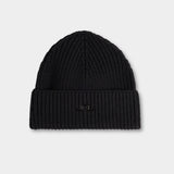 Merino Beanie - Black