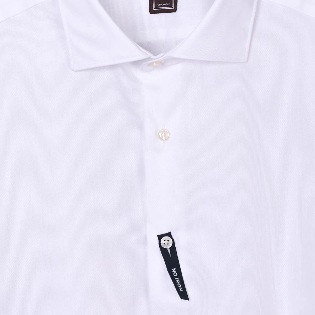 Non Iron Cutaway Broken Twill Shirt - White - Hugo Sthlm
