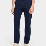 OFFICER PANTS DOUBLE TWISTED TWILL - Dark Blue