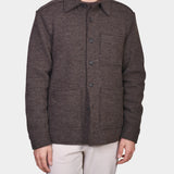Overshirt Boiled Wool - Brown