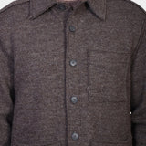 Overshirt Boiled Wool - Brown