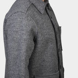 Overshirt Boiled Wool - Grey