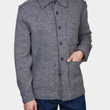 Overshirt Boiled Wool - Grey