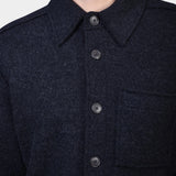 Overshirt Boiled Wool - Antracite