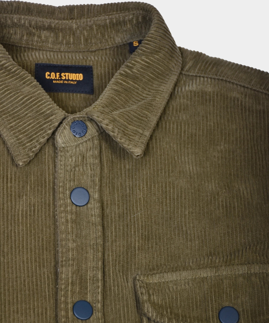Overshirt Cord 8 W - Olive - Hugo Sthlm
