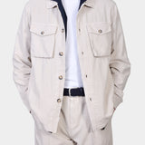 OVERSHIRT COTTON LYOCELL - Beige - Hugo Sthlm