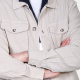 OVERSHIRT COTTON LYOCELL - Beige - Hugo Sthlm