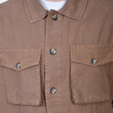 OVERSHIRT COTTON LYOCELL - Brown - Hugo Sthlm