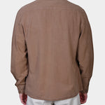 OVERSHIRT COTTON LYOCELL - Brown - Hugo Sthlm